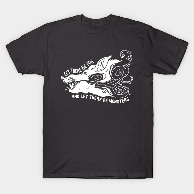 Folk Blessings: Let There be Fog T-Shirt by Fez Inkwright